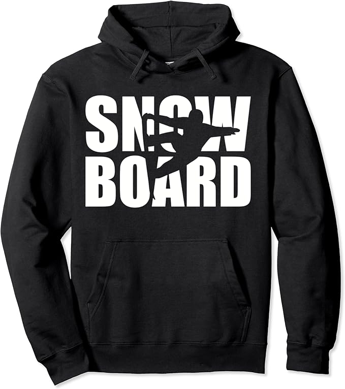 Snowboard snowboarder Pullover Hoodie Amazon.co.uk Fashion